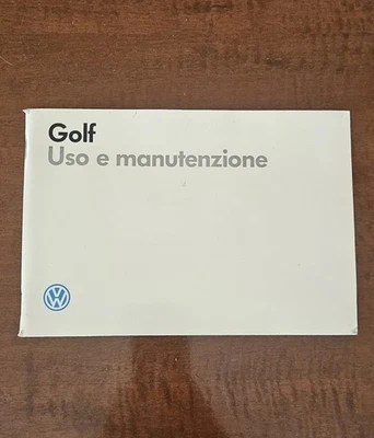 Manuale Uso E Manutenzione Volkswagen Golf III 1991-1999 - Immagine 1 di 2