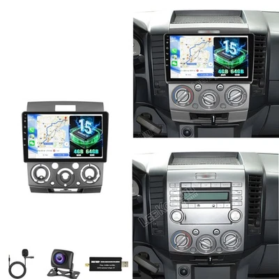 DAB+ 4G+64GB Für Mazda BT-50 2006-2011 Apple Carplay Autoradio Android 15.0 Kam - Bild 1 von 4