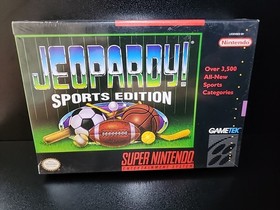 Jeopardy Sports Edition (SNES) | Factory Sealed | Great Box | Authentic