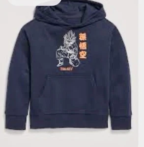 NEW W/TAGS Old Navy Dragonball Z Youth Hoodie Size M (8) Graphic Print MSRP $35 - Picture 1 of 7