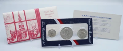 1776-1976 United States Bicentennial 40% Silver Uncirculated Set - F185 - Image 1 of 4