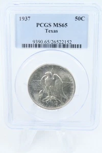 1937-P PCGS MS65 Texas Classic Commemorative Half Dollar 50C - Picture 1 of 2