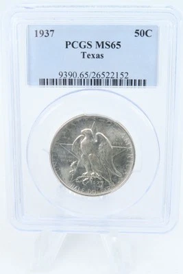 1937-P PCGS MS65 Texas Classic Commemorative Half Dollar 50C - Image 1 of 2
