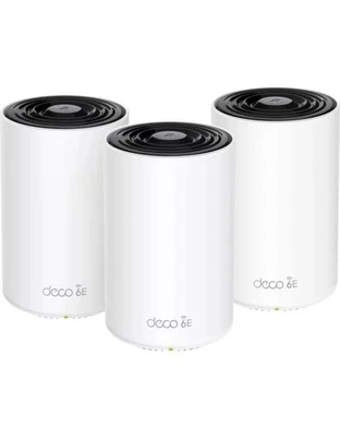 TP-Link Deco XE75 White AXE5400 Tri-Band Mesh Wi-Fi 6E Router System 3-Pack - Image 1 of 4