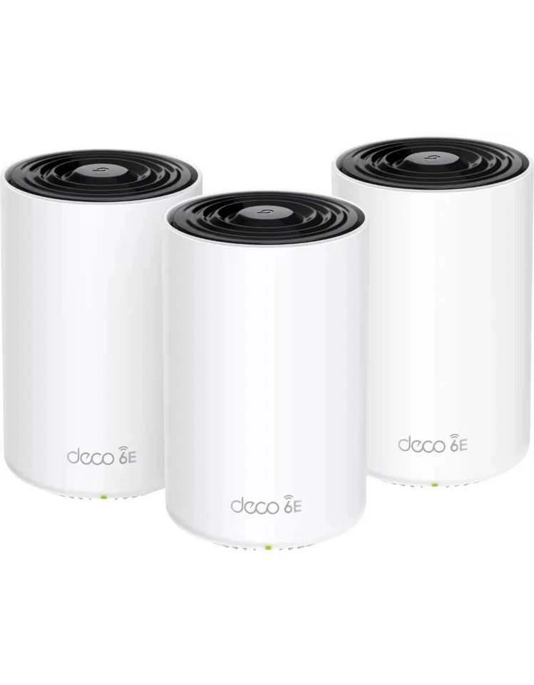 TP-Link Deco XE75 White AXE5400 Tri-Band Mesh Wi-Fi 6E Router System 3-Pack - Image 1 of 4