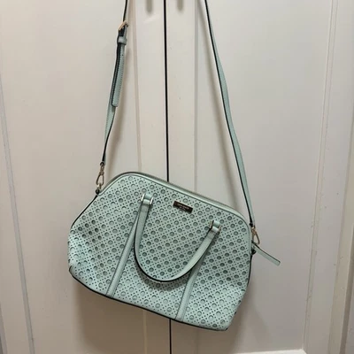 Kate Spade Lazer Cut Leather Satchel Handbag - Image 1 of 4