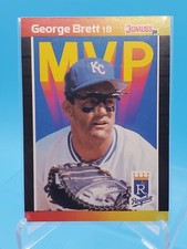 1989 Donruss George Brett Baseball MVP Error Card # BC-7