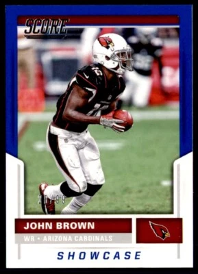 2017 Score Showcase John Brown Arizona Cardinals #160 - Image 1 of 2