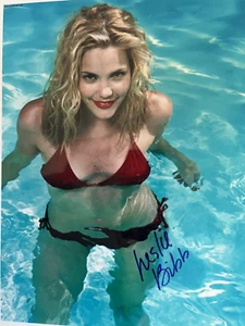 LESLIE BIBB original handsigniertes handsigniertes Farbfoto 8x10 SCHÖN! - Bild 1 von 1