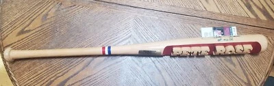 RARE Autographed Pete Rose Phillies Carved Name Bat Signed Official JSA Batsmith - Image 1 of 4