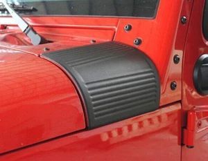 Black Cowl Body Armor Outer Cowling Cover fits Jeep Wrangler JK Rubicon Sahara - Picture 1 of 7