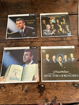 Tennessee Ernie Ford Hymns Spirituals 45 RPM EP Record Capitol Lot of 4 Foto 1 de 4