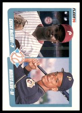 1990 Fleer Chuck McElroy/Moises Alou Rookie Pittsburgh Pirates/Philadelphia