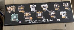 Pittsburgh Steelers Jerseys Through The Years 1933-2000 Photo Plaque