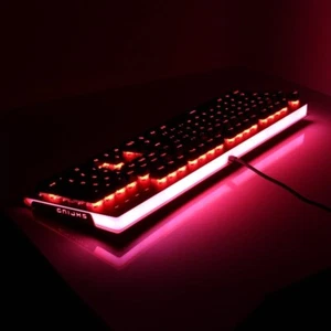 ETROBOT Customizable Mechanical RGB E-sports Keyboard, Cherry MX Blue Switches - Photo 1/4