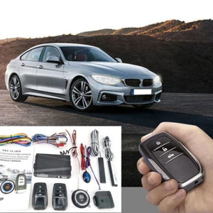 Car Keyless Start Alarm One-Button Start Remote Starter Remote Entry System Kits - Picture 1 of 12