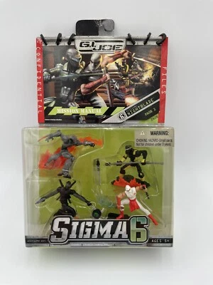 G.I. Joe: Sigma 6 - Mission: Nightblade Figura de Acción Paquete de 4 - Hasbro 2006 ¡Nuevo!! Foto 1 de 4