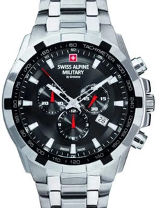 Swiss Alpine Military 7043.9137 chrono 46mm 10ATM - Picture 1 of 5