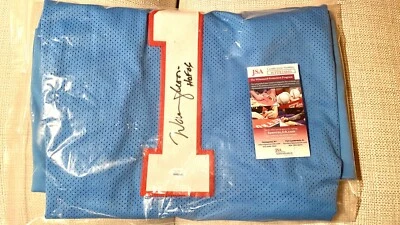 Autographed Warren Moon "HOF 06" Houston Oilers Custom JSA COA - Image 1 of 2