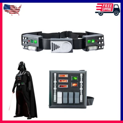 Cinturón y placa de pecho Star Wars Darth Vader con luces LED accesorios para disfraces US STOCK Foto 1 de 4
