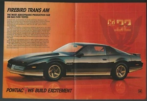 1984 FIREBIRD TRANS AM 2-page advertisement, Pontiac Trans-Am print ad - Picture 1 of 3