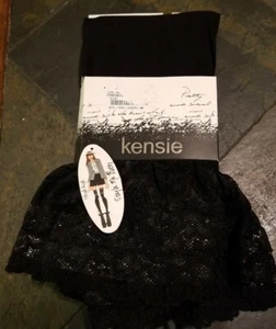 Kensie Black Lace Top Stockings - NWT - Picture 1 of 1