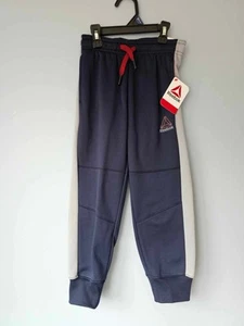 Kids Reebok Jogger Sweatpants Size Xs (4/5) Slim Sports Pants Color Navy blue - Picture 1 of 2