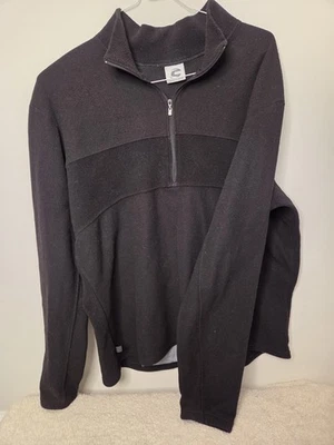 Pullover Cannondale Fleese para hombre grande negro hecho en EE. UU. Foto 1 de 4