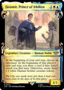 MTG Faramir, Príncipe de Ithilien 653 Raro Vitrina de Lámina El Señor de los Anillos - Imagen 1 de 1