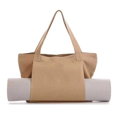 Bolso de Mano de Yoga de Lona con Manga Exterior para Esterilla de Yoga; 5 Colores a Elegir Foto 1 de 4