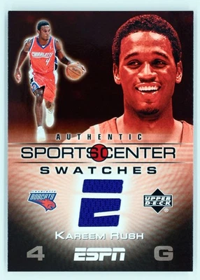 Muestras Charlotte 2005-06 Upper Deck ESPN #SCS-KR Kareem Rush Sports Center Foto 1 de 2