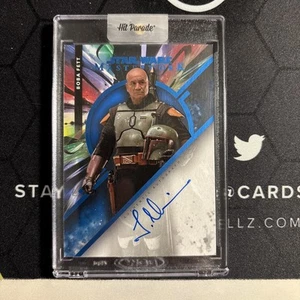 2022 TOPPS STAR WARS MASTERWORK TEMUERA MORRISON AUTO #/99 BOBA FETT - Picture 1 of 2