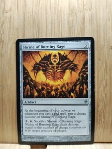 Magic The Gathering🏆 SHRINE OF BURNING RAGE - Artifact 🏆MTG Card - Picture 1 of 1