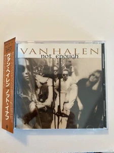 Van Halen **RARE** Not Enough Japan Cd Single + 2 Live Tracks W/OBI Strip - Picture 1 of 3
