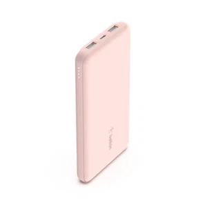 Belkin BoostCharge 10,000mAh 3-Port Power Bank Rose Gold - Photo 1 sur 3