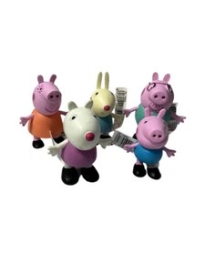 MINI FIGURA DE ACCIÓN FAMILIAR PEPPA PIG (5 piezas) - Fiesta de cumpleaños pastel juguete superior - Imagen 1 de 3