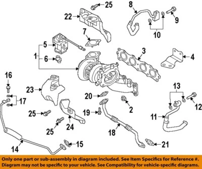 Used Supercharger fits: 2016 Kia Sorento 2.0 Grade A - Imagem 1 de 4