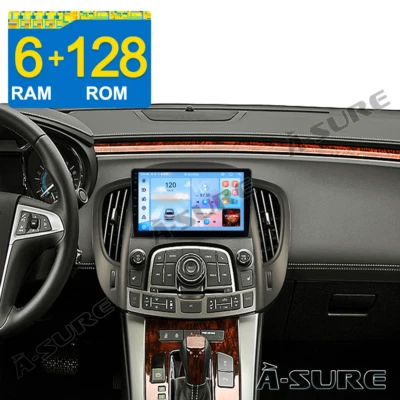 8 Core 6+128GB for Buick Lacrosse 2010-2013 Car Stereo Radio Carplay WIFI Navi - Imagem 1 de 4