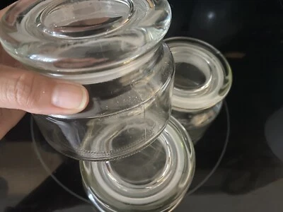 Medium Empty Clear Candle Containers with Lid - Image 1 of 2
