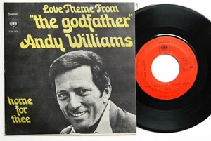 ANDY WILLIAMS THEME FROM THE GODFATHER 1976 RARE EXYUGO 7“PS N/MINT - Picture 1 of 2