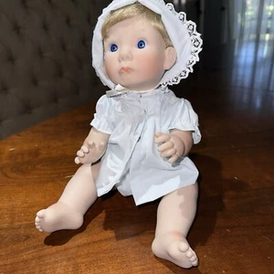 '79 Lloyd Lee Middleton Little Angel Face BOY Doll SIGNED W/COA  Bible 14" Vinyl - Picture 1 of 20