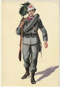 MUSEO STORICO DEI BERSAGLIERI - UNIFORME DI CAMPAGNA (COLONIALE) -51130- - Picture 1 of 1