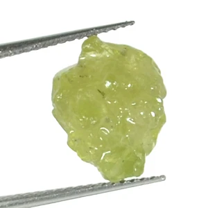 PERIDOT ROUGH FACET GEM GEMSTONE LIME GREEN VIETNAM GENUINE NATURAL 5.10CT NICE - Picture 1 of 9