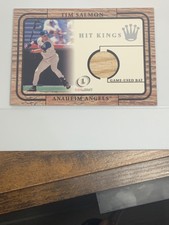 2001 Fleer Legacy Hit Kings Game-Used Bats Tim Salmon