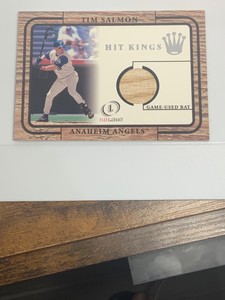 2001 Fleer Legacy Hit Kings Game-Used Bats Tim Salmon