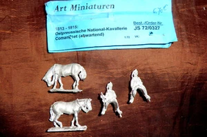 Ostpreußische Kavallerie Commandset JS 72/0327 1:72 ART Miniaturen Zinnfiguren - Bild 1 von 3