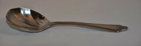 Hallmarked  Silver  Preserve Spoon George V, Sheffield 1931 Cover