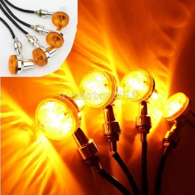 2.4" plastic Mini Turn Signals For Suzuki GS 450 500 550 650 750 850 1100 1150 - Image 1 of 4