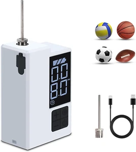 Elektrische tragbare Sportluftpumpe zum Aufblasen und Entlüften - Automatischer Ball P - Bild 1 von 12