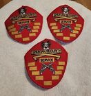 3 NOS NEW 5" Spartan security SERVICE  police patch LOT OF 3 RAM UNUSED